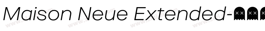 Maison Neue Extended字体转换